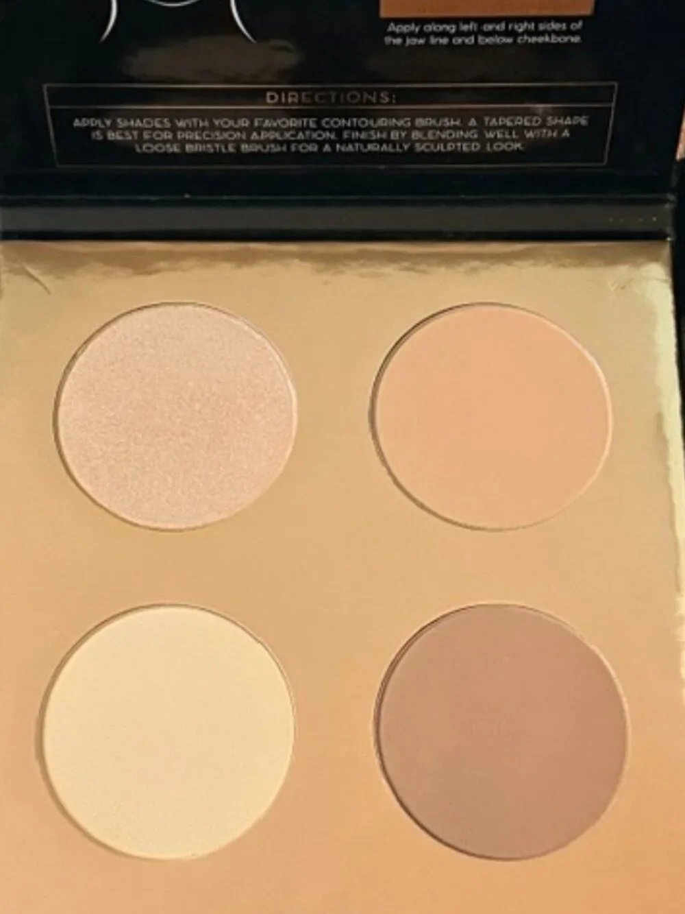 Ellen Tracy Contour Palette Highlight & Contour Makeup Palette New Unused
